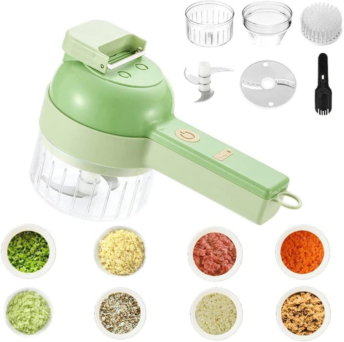 Ocvio™ 4-in-1 Stainless steel Electric Veggie Cutter & Preparation Set
