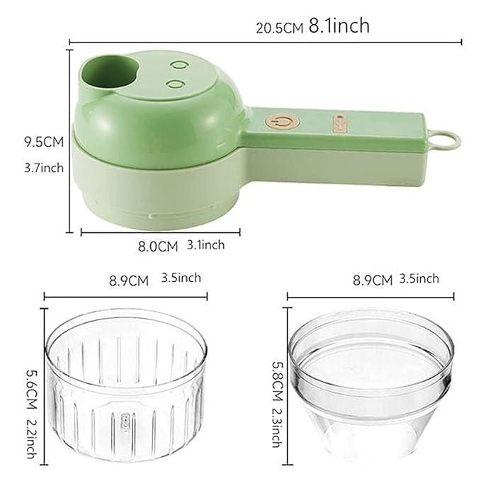 Ocvio™ 4-in-1 Stainless steel Electric Veggie Cutter & Preparation Set