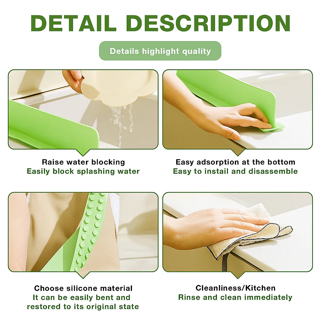 Ocvio™ SinkGuard Anti-Splash Silicone Shield (Buy 1 Get 1 FREE)