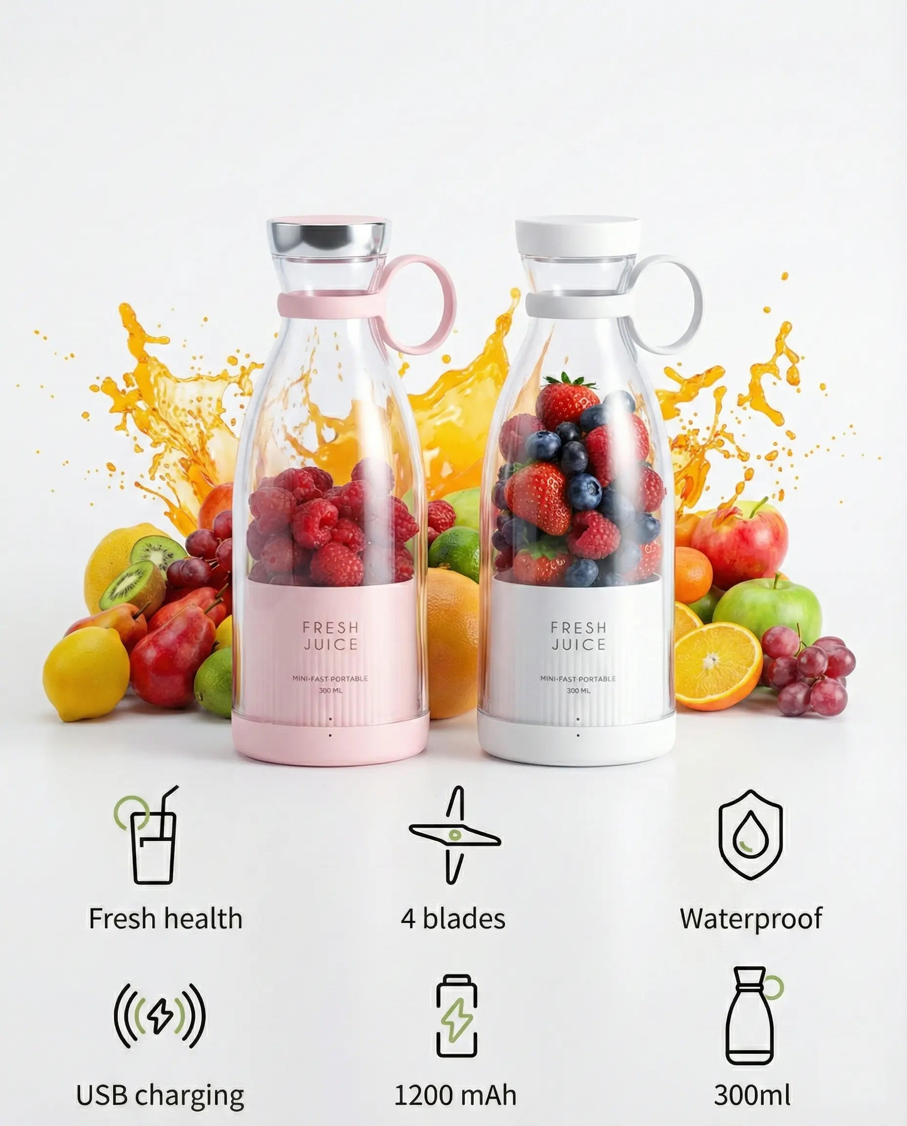 Ocvio™ FreshBlend Portable Juicer
